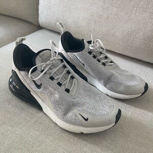 Nike Air Max 270 Gray and Black Sneakers